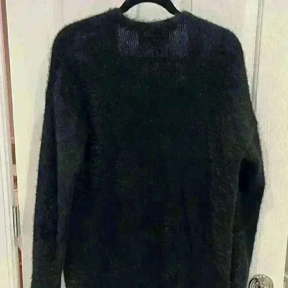 Loft cardigan black fuzzy warm - Picture 5 of 5